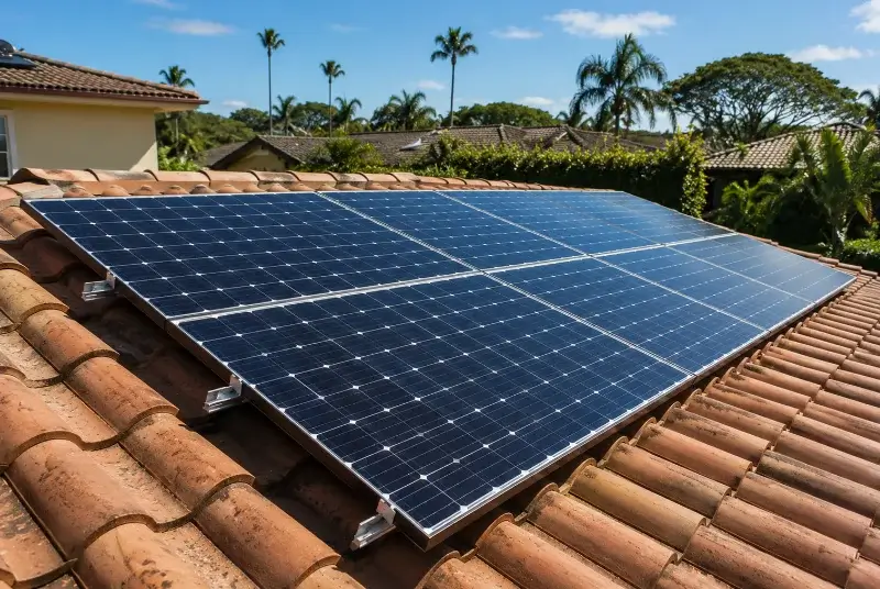 Installation de panneaux solaires à Faucigny